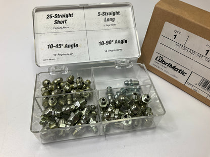 Lubrimatic 11-951 Grease Fitting Assortment 1/4-28, 50 Pcs
