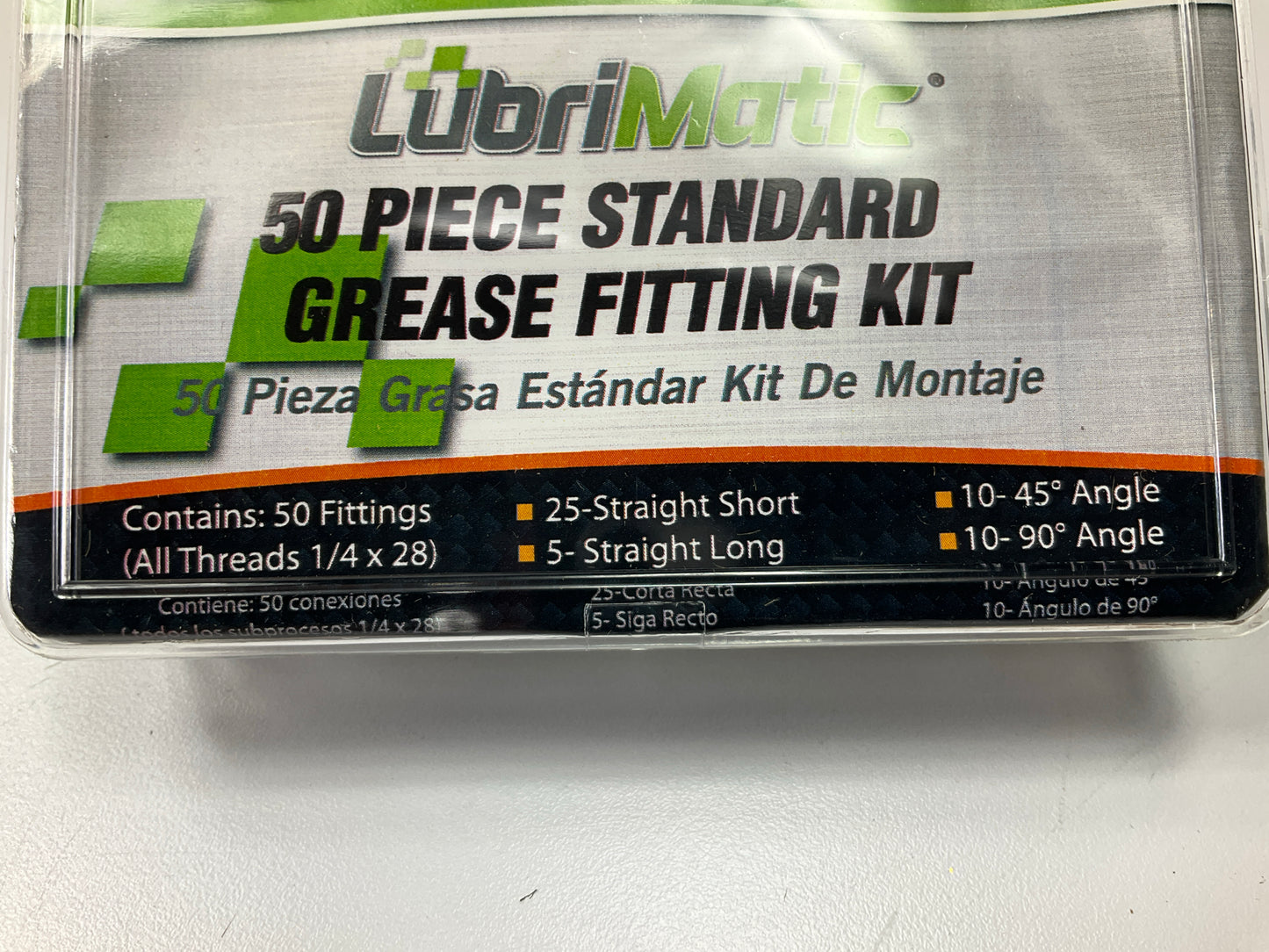 Lubrimatic 11-951 Grease Fitting Assortment 1/4-28, 50 Pcs