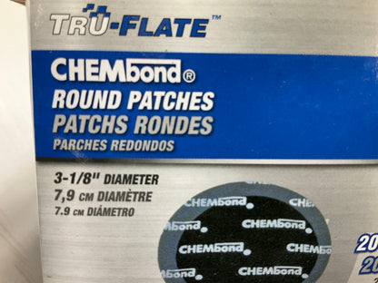 Plews 14-154 Round Tire Repair Patches 3-1/8'' Diameter, Box Of 20 Patches