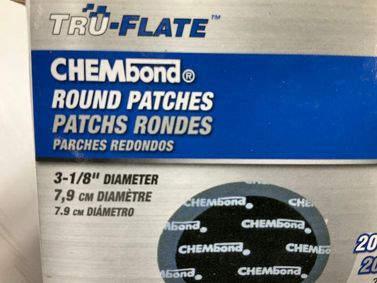 Plews 14-154 Round Tire Repair Patches 3-1/8'' Diameter, Box Of 20 Patches