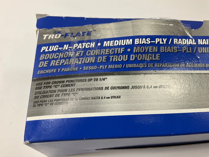 Plews 15-296 Plug-N-Patch Rubber Tire Repair Patch Plug, Medium - Box Of 20