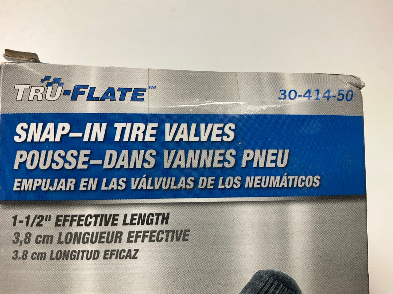 Plews 30-414-50 Snap-In Tire Valves TR414, Box Of 50