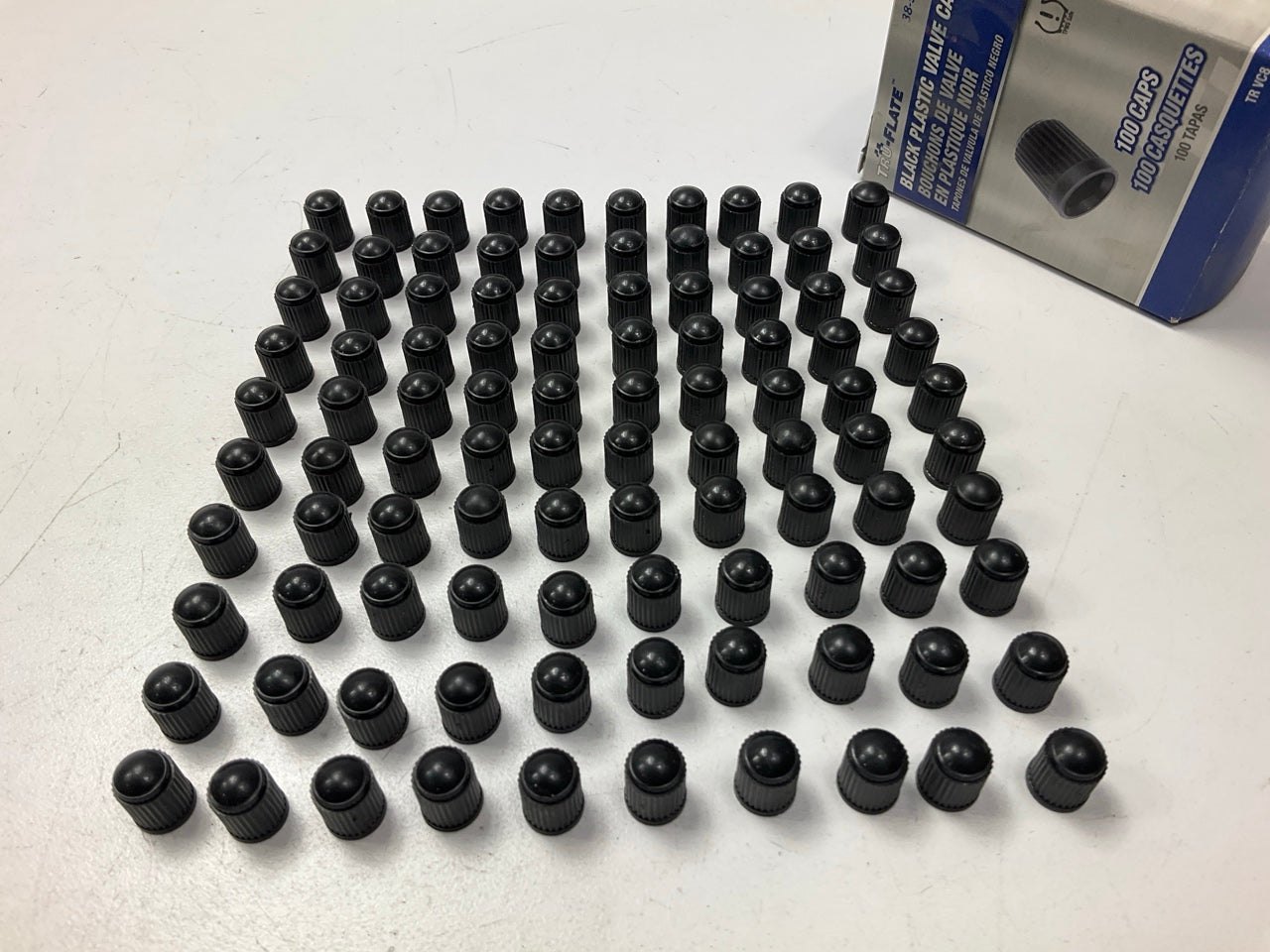 (100) Plews 38-505 Plastic Valve Cap