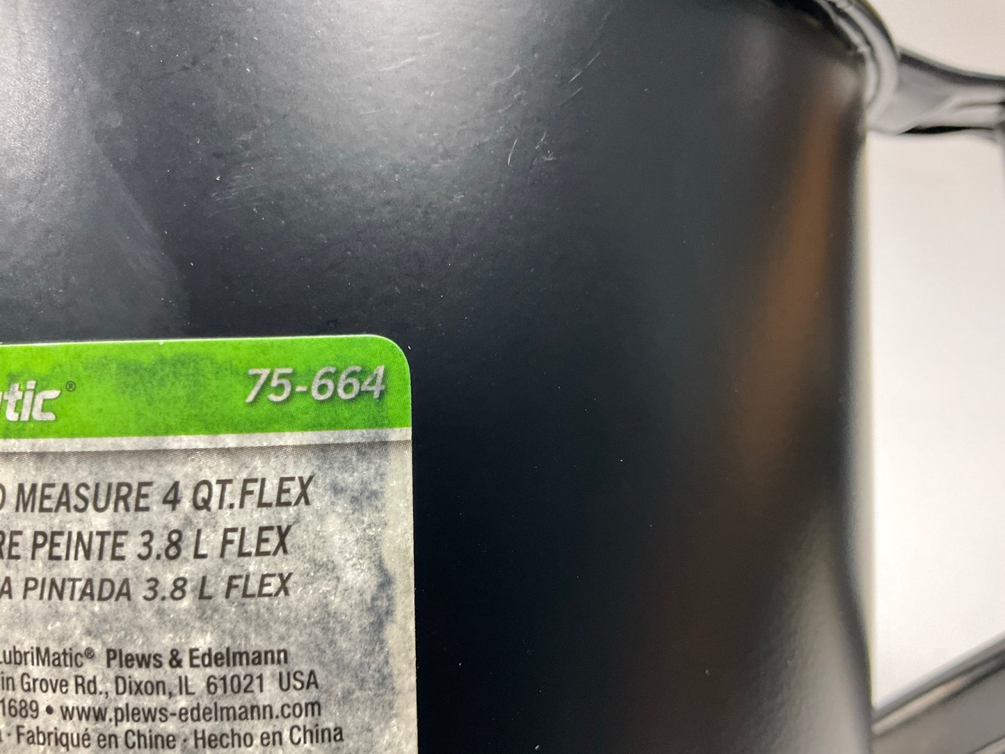 LubriMatic Plews 75-664 Painted Liquid Measure Jug W/ Flex Spout - 4 Quart