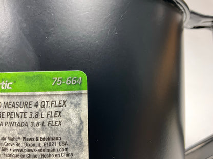 LubriMatic Plews 75-664 Painted Liquid Measure Jug W/ Flex Spout - 4 Quart