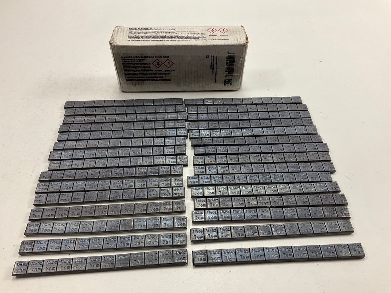 Plombco 100360 StickPro 30 Strips Of 12 Segments 0.25 Oz Ea Wheel Weights