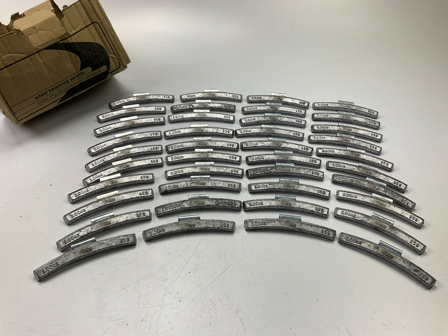 Plombco AW-3-00 Wheel Weights 3.00 Oz Each - 40 Pcs
