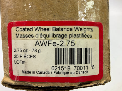 Plombco AWFE-2-75 Wheel Balancing Weights 2.75 Oz Each - Pack Of 25