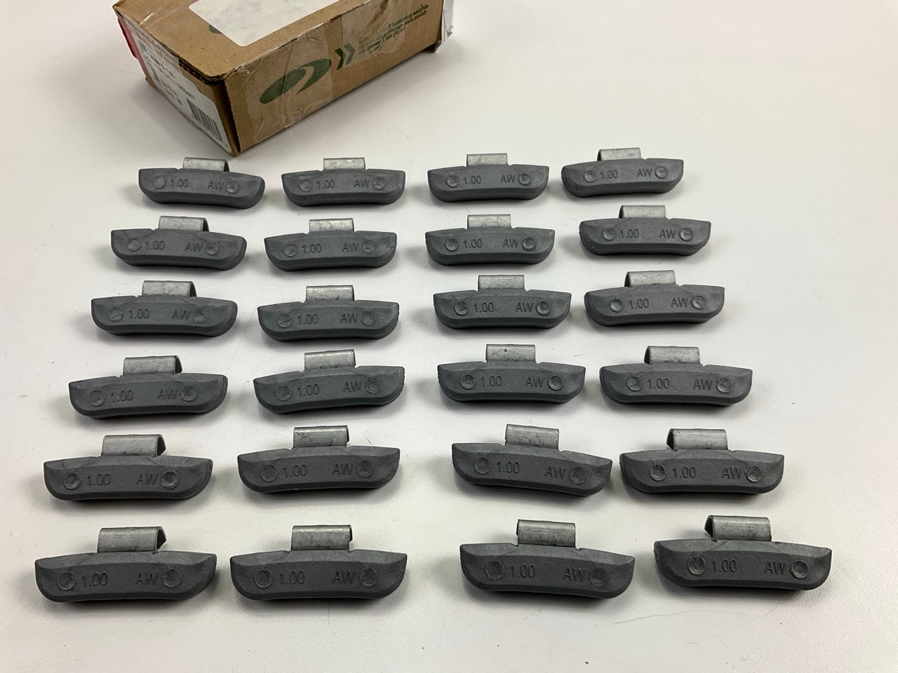 Plombco AWPS-1-00 Wheel Balancing Weights, 1 Oz Each - 24 Pcs