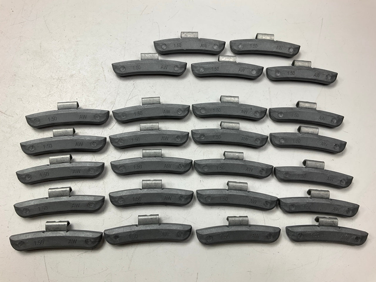 Plombco AWPS-1-50 Wheel Weights 1.50 Oz - Box Of 25