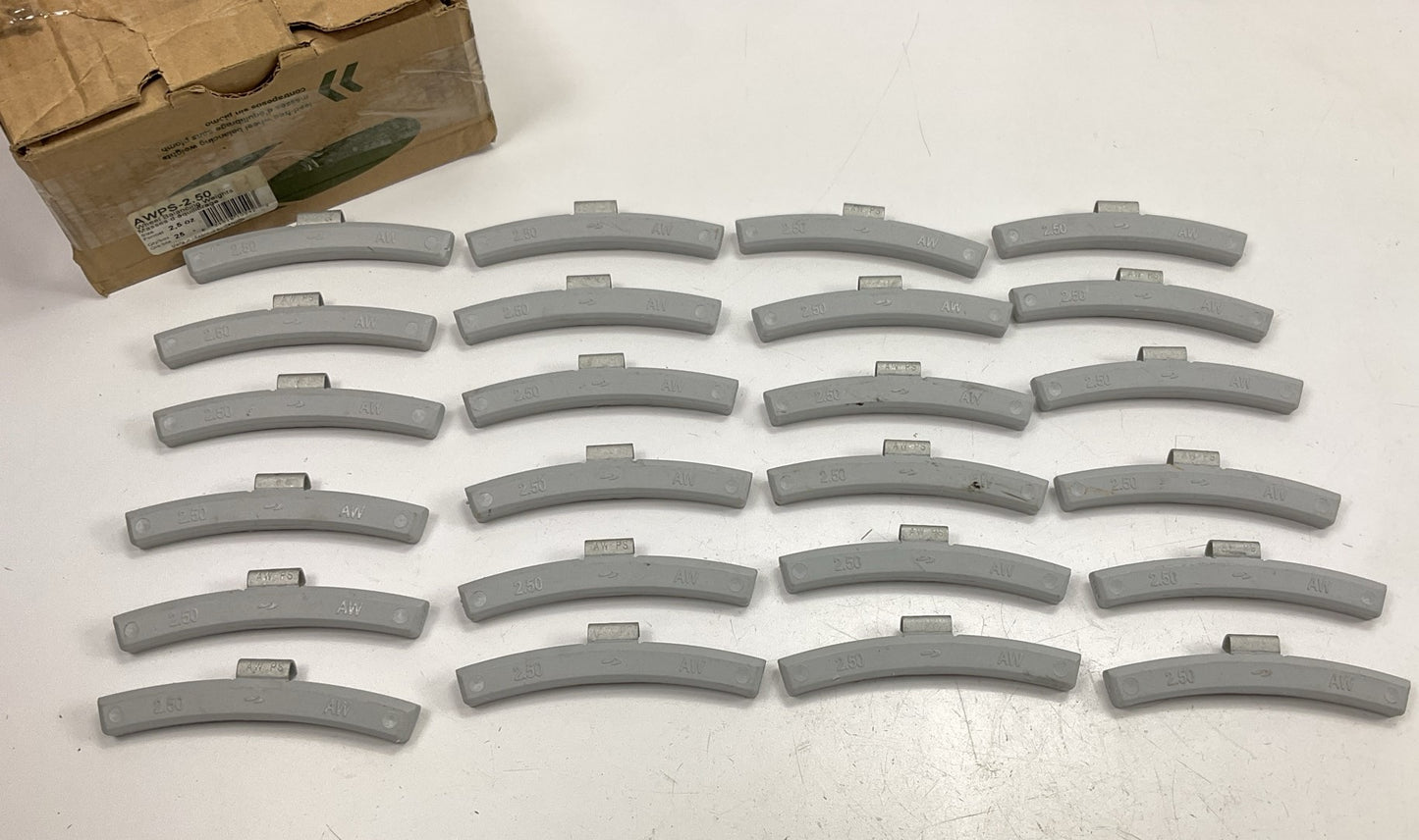 Plombco AWPS-2-50 Wheel Weights 2.5 Oz - Box Of 24