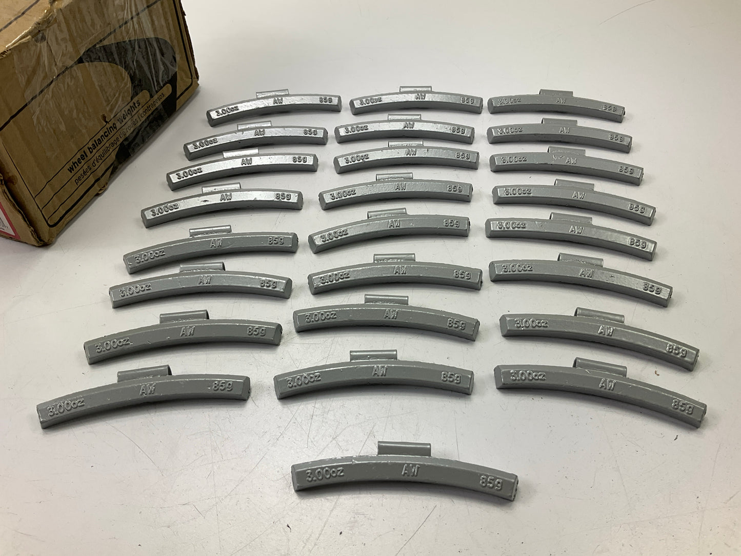 Plombco AWS-3-00 Wheel Balancing Weights 3.00 Oz - 25 Pcs