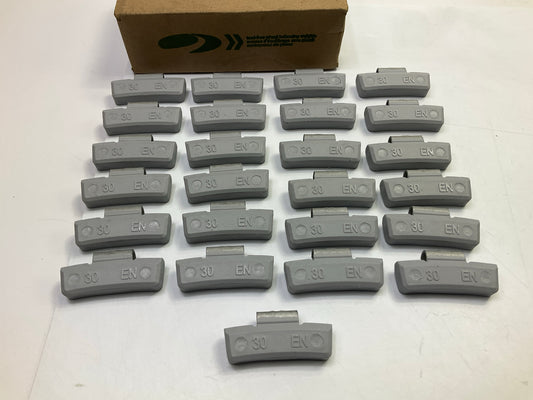 25 Pcs - Plombco ENPS-30 Wheel Balancer Weights, 30 Grams, 1.06 Oz