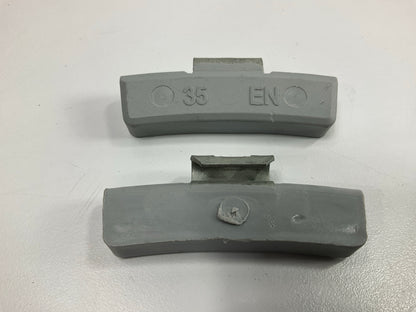 25 Pcs - Plombco ENPS-35  35 Grams Clip-on Wheel Balancing Weights 1.23 Oz