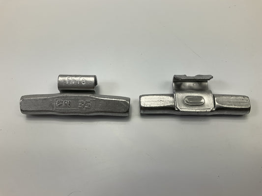 Plombco FNFE-35 35g 35 Gram Wheel Weights 1.23 Oz, Pack Of 25 Weights