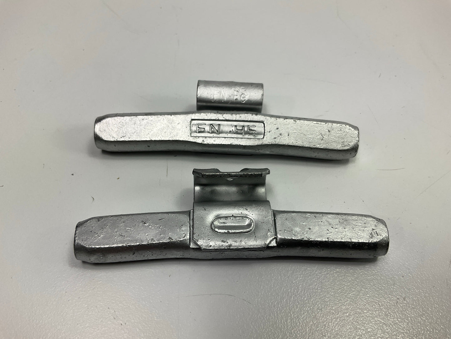 Plombco FNFE45 Steel Clip-on Wheel Weights, FNFe Type, 45 Gram, 25-Pack