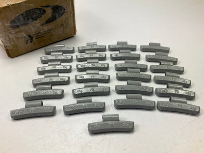 Plombco FNS45 45g 45 Gram Wheel Weights 1.59 Oz Each - 25 Pieces