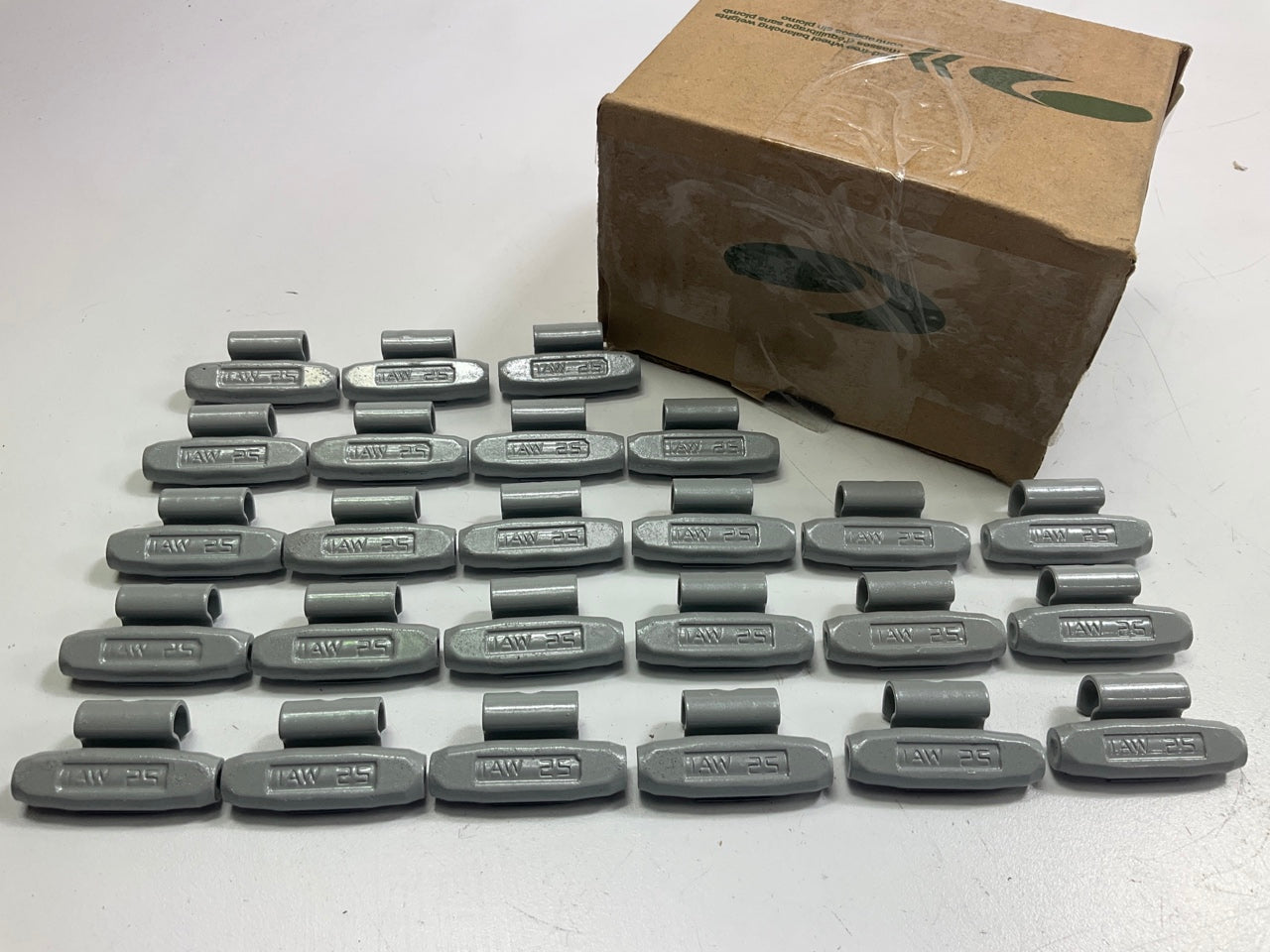 Plombco IAWFE-25 Wheel Balancing Weights 0.88 Oz Each - Box Of 25
