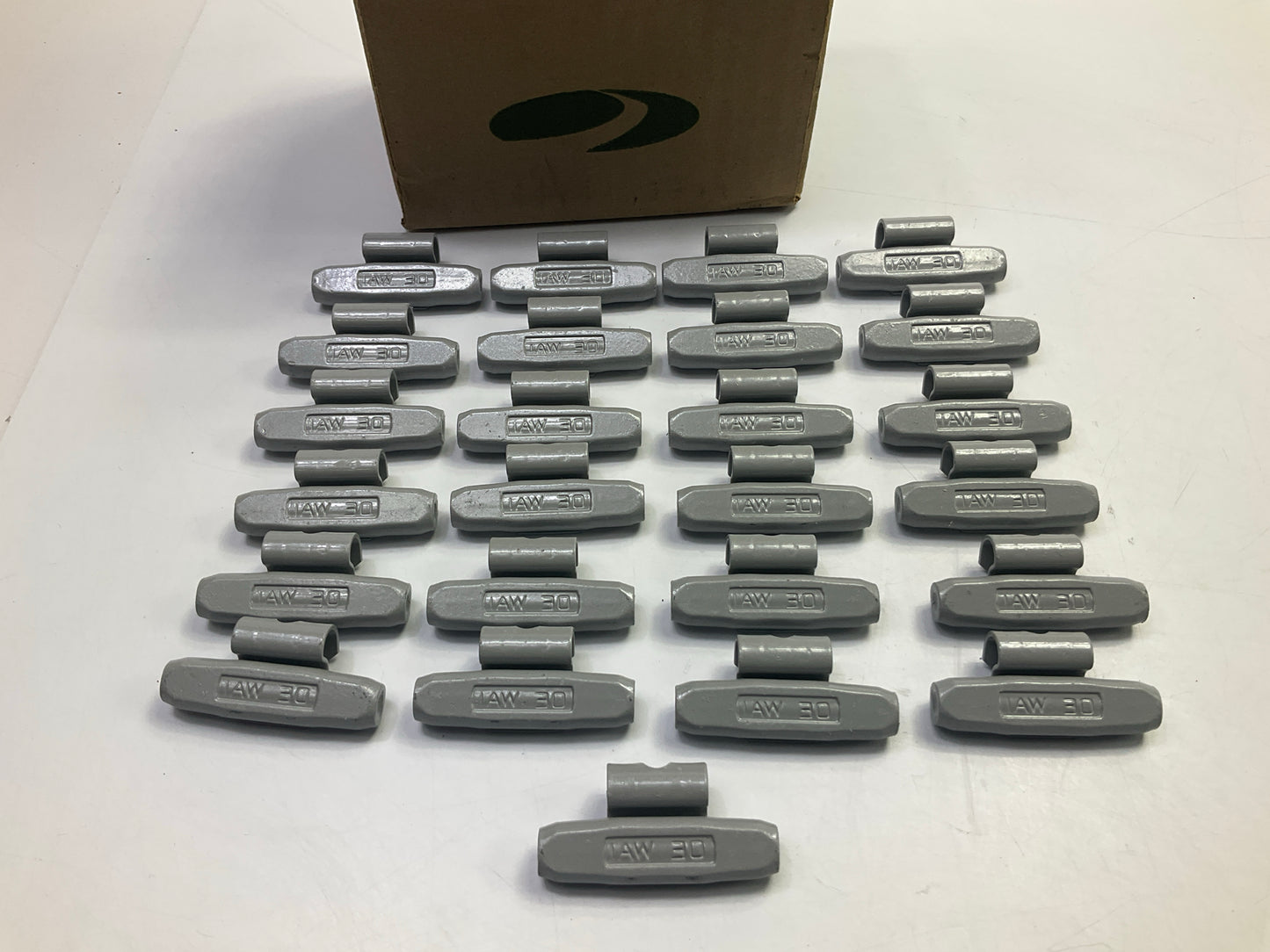 Plombco IAWFe30 Passenger Car Clip-on Steel Wheel Weight, IAWFe 30 Gram, 25 Pcs