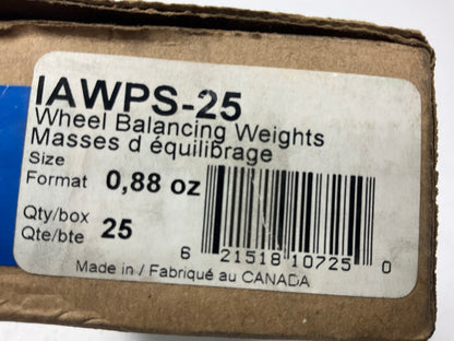 Plombco IAWPS-25 Wheel Balancing Weights .88 Oz - Box Of 25