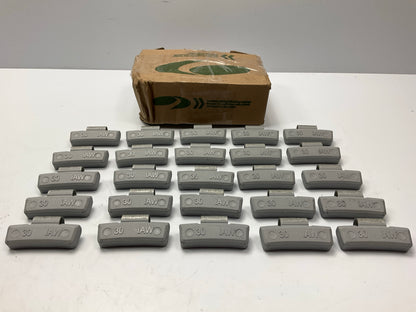 Plombco IAWPS-30 IAW 30 Grams Wheel Weights, IAW030 30g Pack Of 25