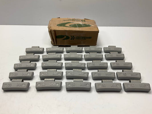 Plombco IAWPS-30 IAW 30 Grams Wheel Weights, IAW030 30g Pack Of 25