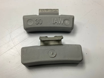 Plombco IAWPS-30 IAW 30 Grams Wheel Weights, IAW030 30g Pack Of 25