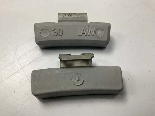 Plombco IAWPS-30 IAW 30 Grams Wheel Weights, IAW030 30g Pack Of 25