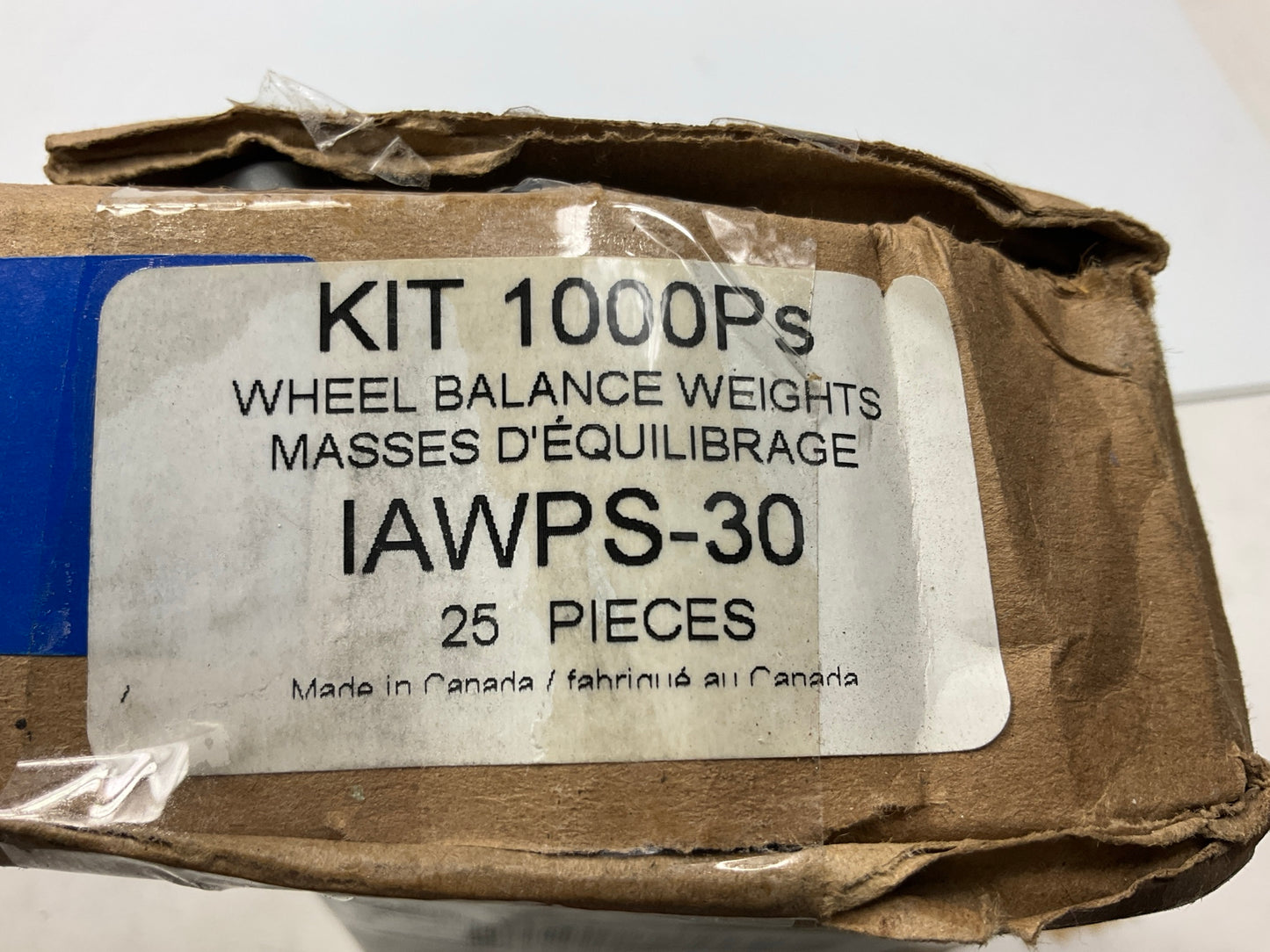 Plombco IAWPS-30 IAW 30 Grams Wheel Weights, IAW030 30g Pack Of 25