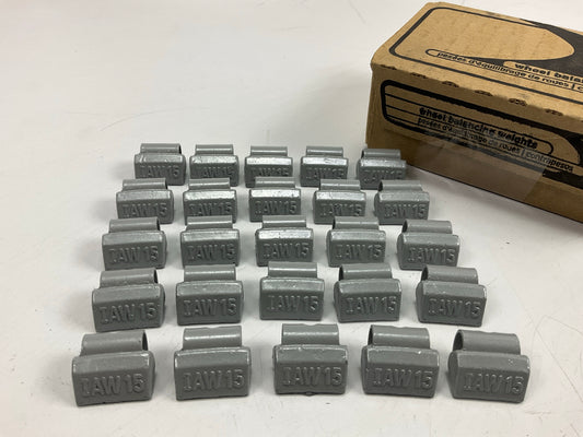 Plombco PFE-0-50 Wheel Weights - 0.53 Oz Each - Box Of 25
