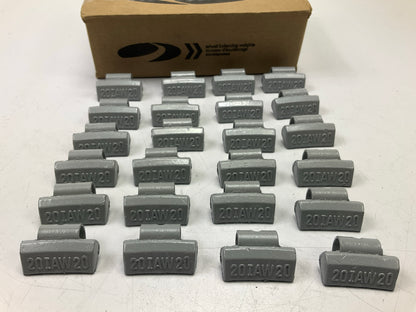 Plombco IAWS-20 Wheel Balancing Weights, 0.71 Oz - Box Of 24