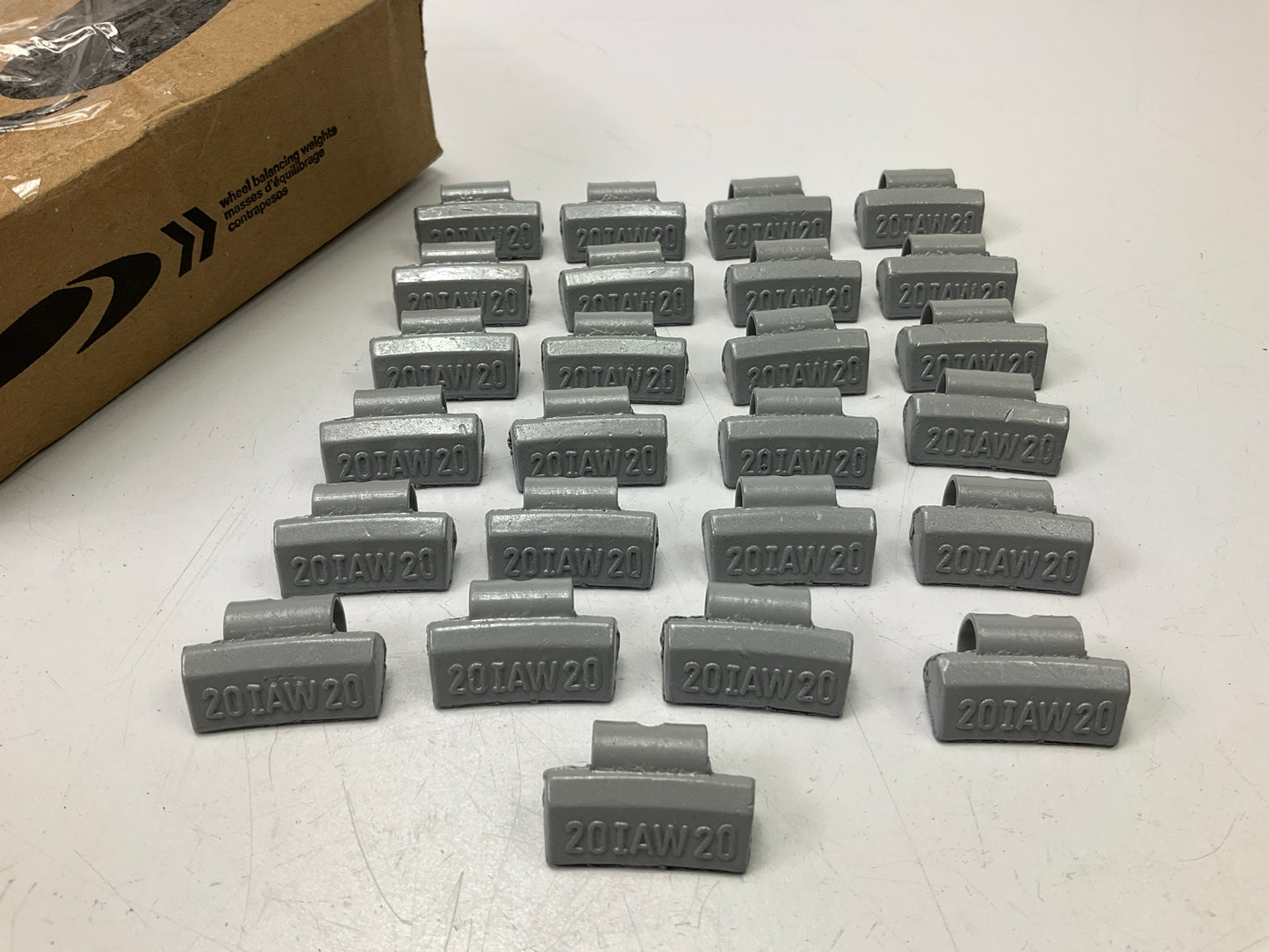 Plombco IAWS-20 Wheel Balancing Weights, 0.71 Oz - Box Of 25