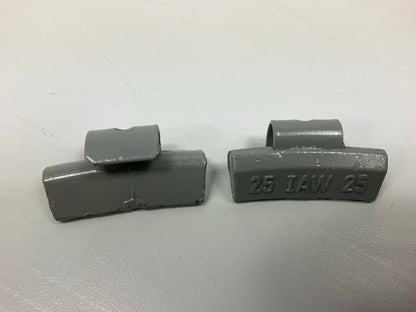 Plombco IAWS-25 Wheel Weights - 25G, 0.88 Oz Each - Box Of 20