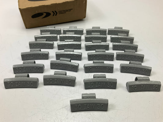 Plombco IAWS-30 Wheel Balancing Weights, 30 Grams - 25 Pcs