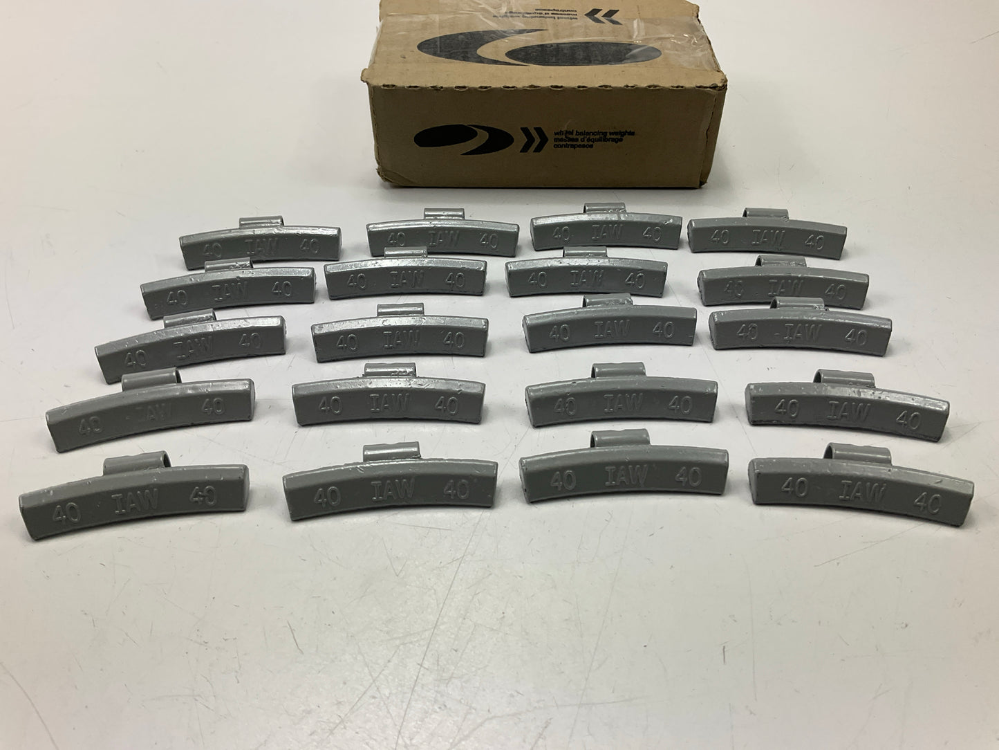 Plombco IAWS-40 Wheel Weights 1.41 Oz Each - Box Of 20