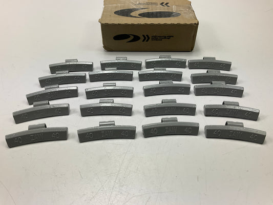 Plombco IAWS-40 Wheel Weights 1.41 Oz Each - Box Of 20
