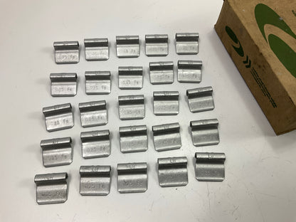 Plombco LHFE-0-25 1/4 Oz Wheel Weights 0.25 Oz, Box Of 25 Pcs