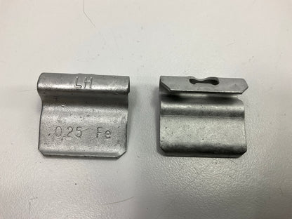 Plombco LHFE-0-25 1/4 Oz Wheel Weights 0.25 Oz, Box Of 25 Pcs