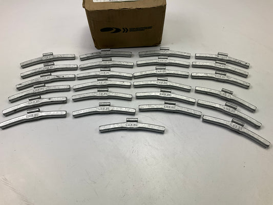 Plombco LHFE-2-25 Wheel Balance Weights 2.25 Oz Each - Box Of 25