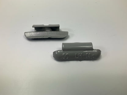 Plombco LHS-0-50 Wheel Weights LH-Series 0.50 Oz. Steel Wheel Weight - 25 / Pack