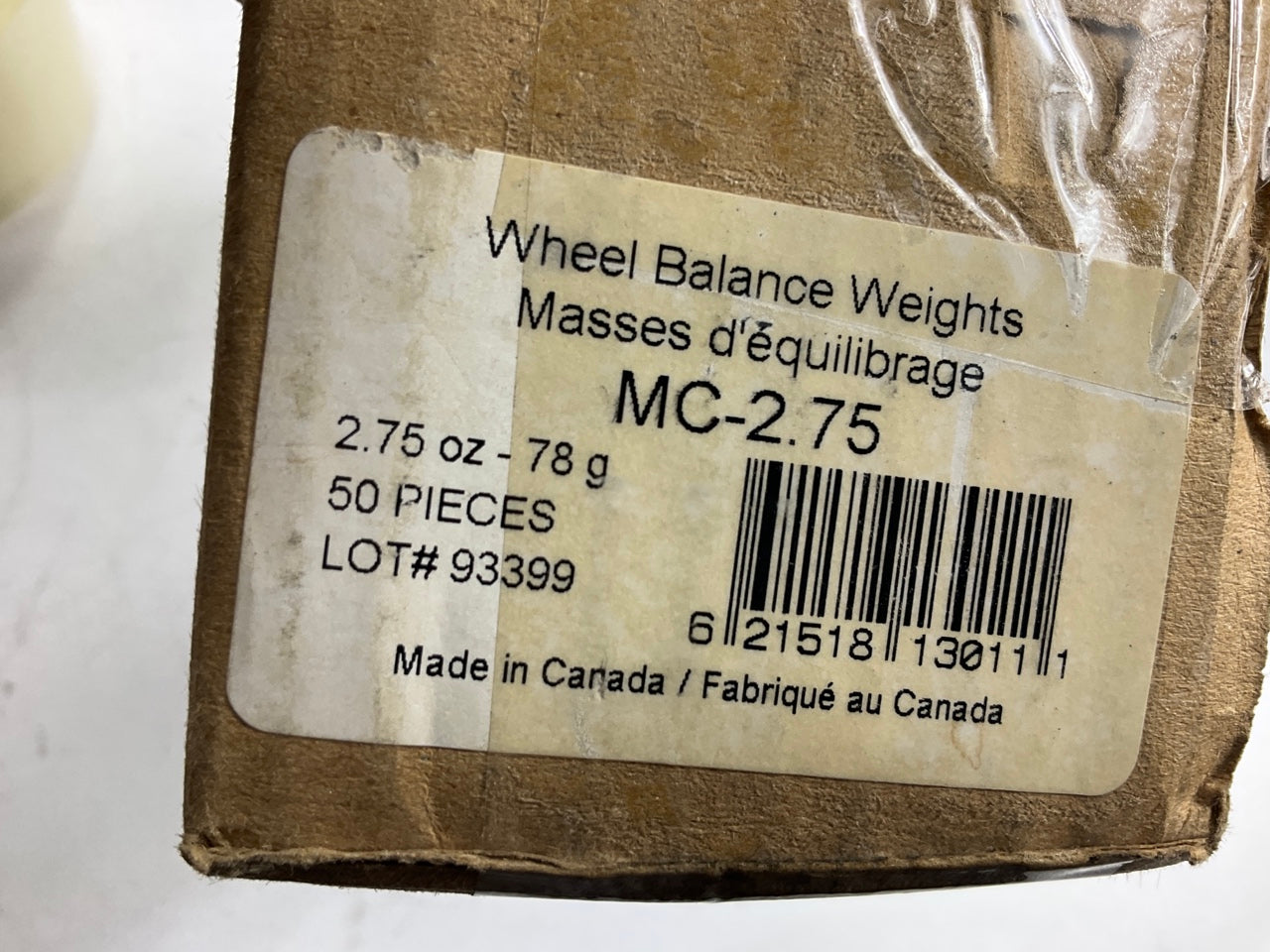 30 Pieces - Plombco MC-2-75 Wheel Weights - 78 Gram, 2.75 Oz Each