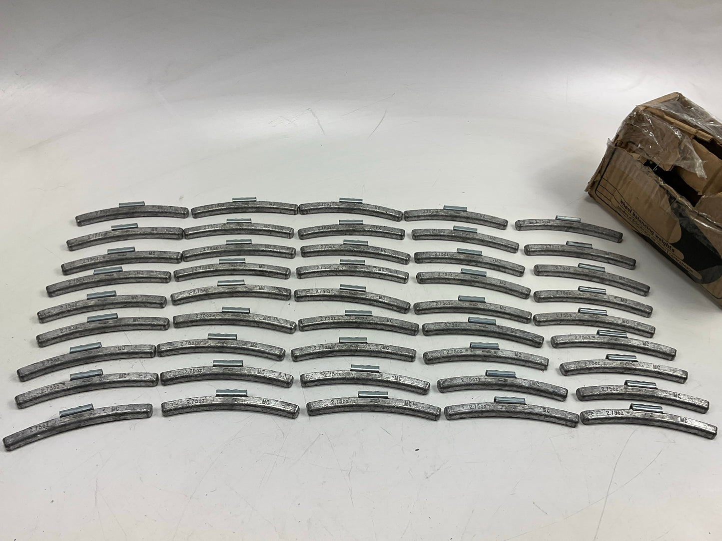 45 Pcs - Plombco MC-2-75 Wheel Weights 78G, 2.75 Oz Each
