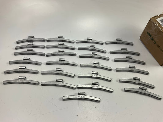 Plombco MCFE225 2.25 Oz (2-1/4 Oz) Wheel Weights, Pack Of 25