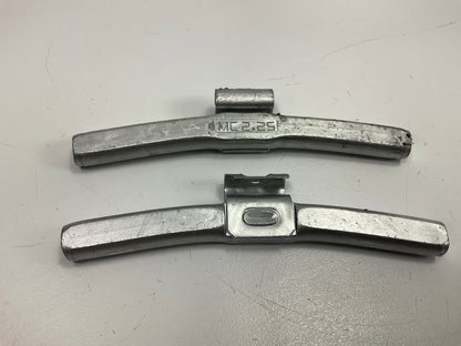 Plombco MCFE225 2.25 Oz (2-1/4 Oz) Wheel Weights, Pack Of 25