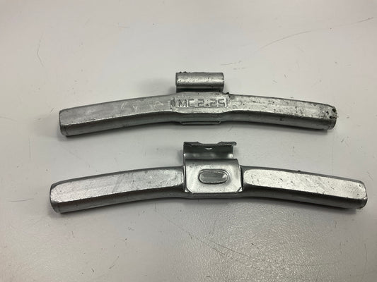 Plombco MCFE225 2.25 Oz (2-1/4 Oz) Wheel Weights, Pack Of 25