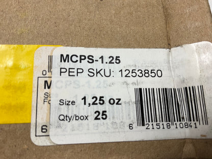Plombco MCPS-1-25 Wheel Balance Weights 2.25 Oz Each - Box Of 25