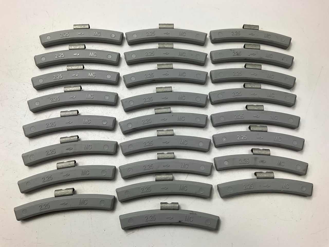 Plombco MCPS-2-25 Wheel Weights 2.25 Oz Each - Box Of 25