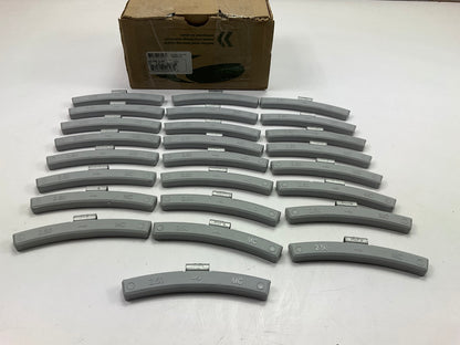 Plombco MCPS-2-50 Wheel Weights 2.5 Oz, Box Of 25 Pcs