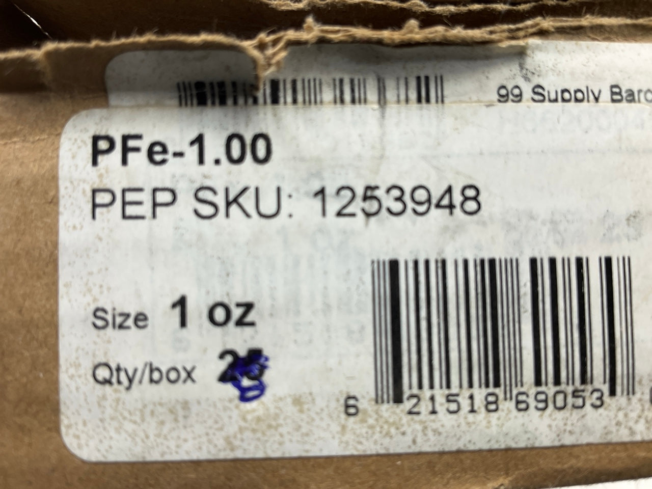 Plombco PFE-1-00 Wheel Balancing Weights, 1 Oz Each - 24 Pcs