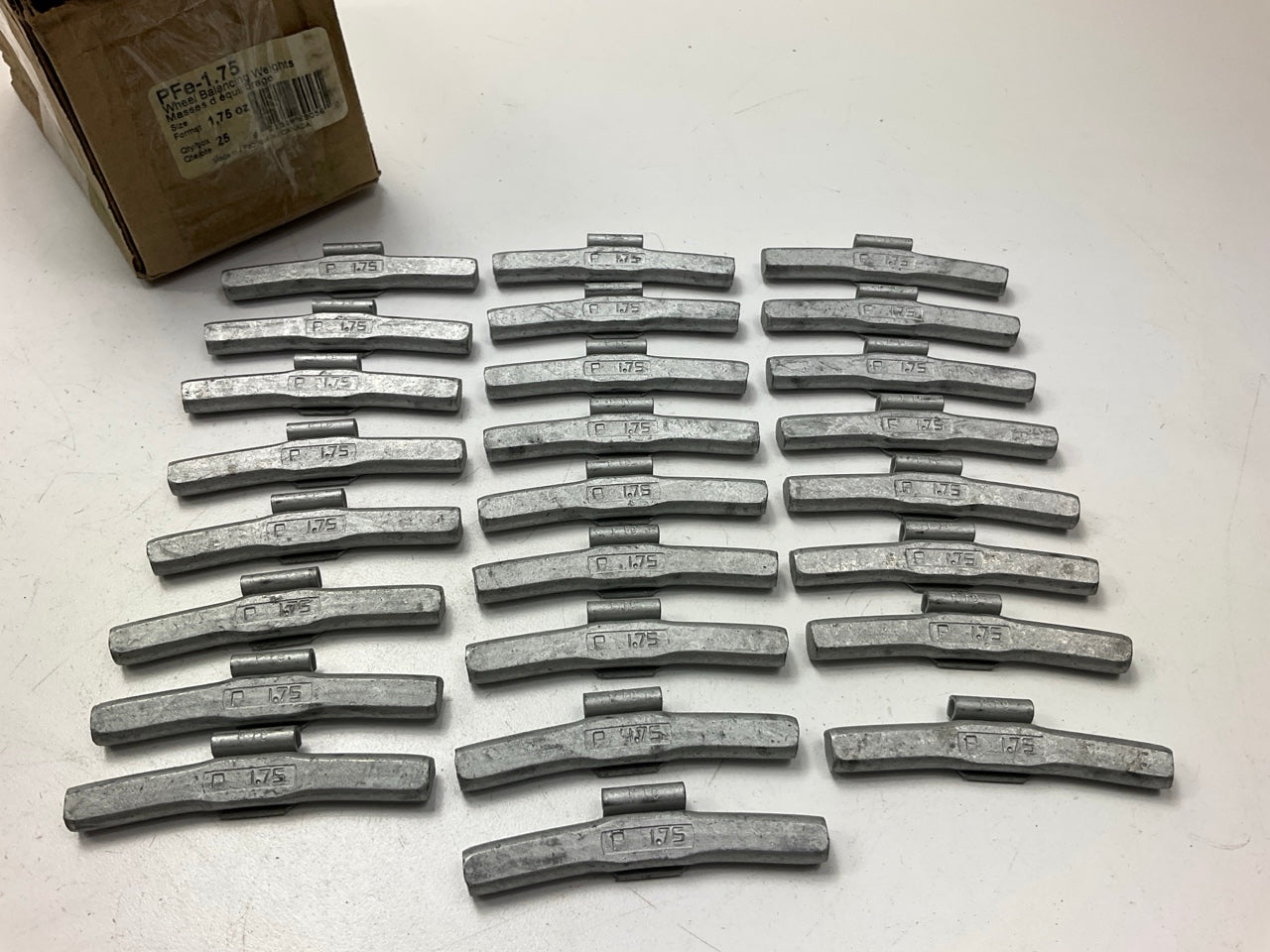Plombco PFE-1-75 Wheel Weights 1.75 Oz, 25 Pcs